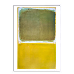 Mark Rothko. Green and yellow on yellow 1954
