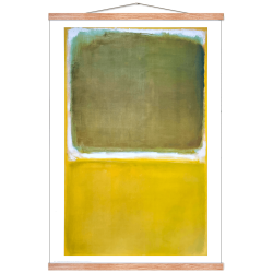 Mark Rothko. Green and yellow on yellow 1954