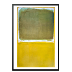 Mark Rothko. Green and yellow on yellow 1954