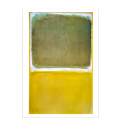 Mark Rothko. Green and yellow on yellow 1954