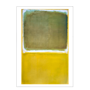 Mark Rothko . Grn und Gelb auf Gelb 1954