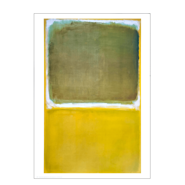 Mark Rothko. Green and yellow on yellow 1954