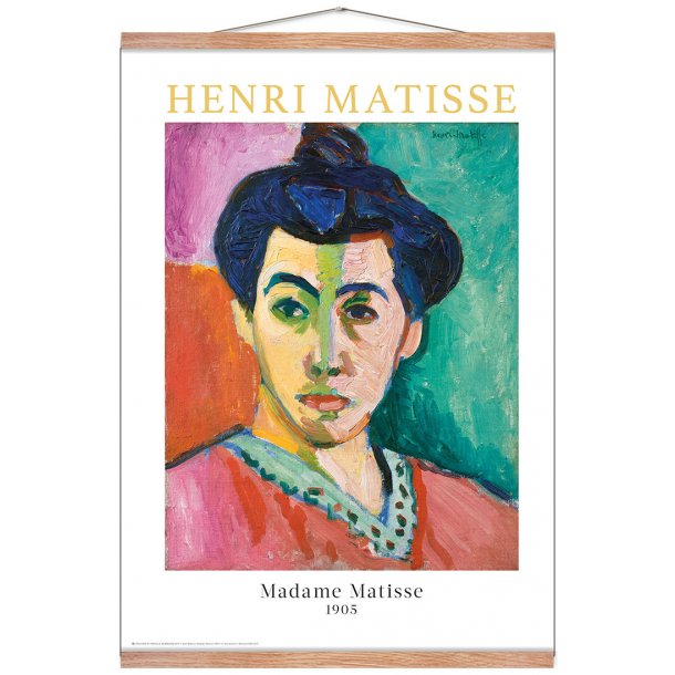sorg han Halloween Den grønne linje, Henri Matisses kone | Køb kunstplakater