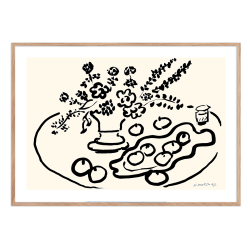 Matisse poster. The opaline vase (1947)