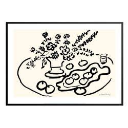 Matisse poster. The opaline vase (1947)