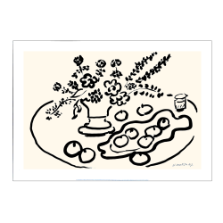 Matisse poster. The opaline vase (1947)