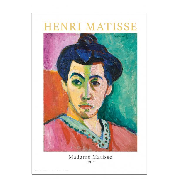 Henri Matisse - Madame Matisse. The Green line