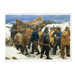 Ancher, Redningsbden kres gennem klitterne