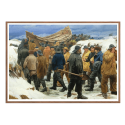 Ancher, Redningsbden kres gennem klitterne