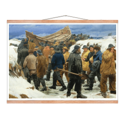 Ancher, Redningsbden kres gennem klitterne