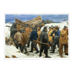 Ancher, Redningsbden kres gennem klitterne