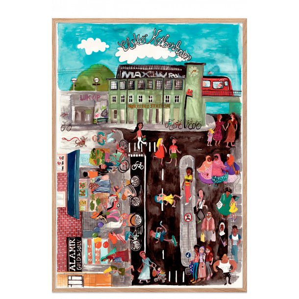 Nrrebro Station. Elsker Kbenhavn. Wraber