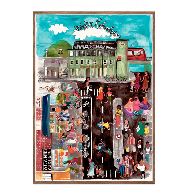 Nrrebro Station. Elsker Kbenhavn. Wraber