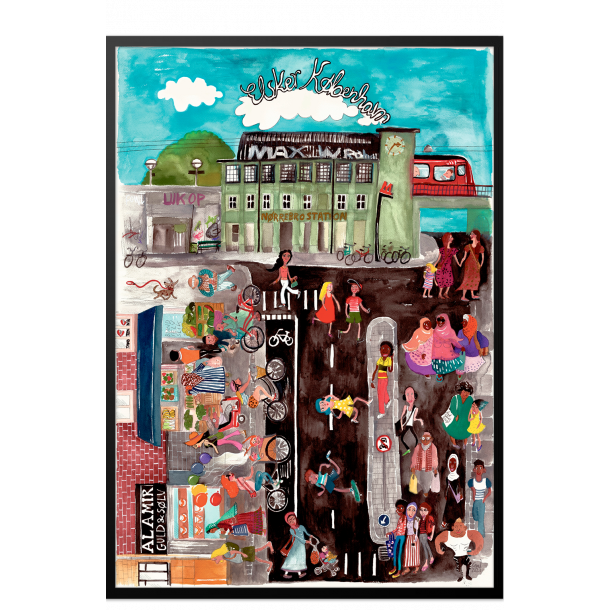 Nrrebro Station. Elsker Kbenhavn. Wraber