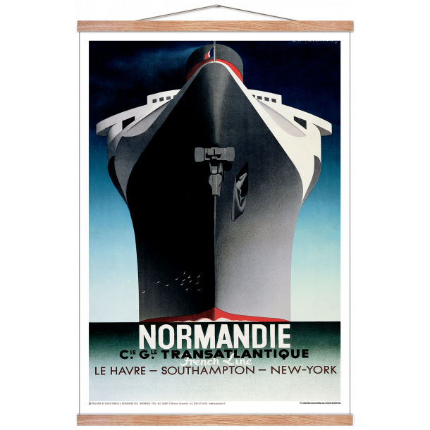 Cassandre 1935 Normandie Plakater Permild And Rosengreen 