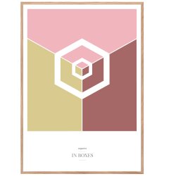 Organize in boxes poster. - Bordeaux