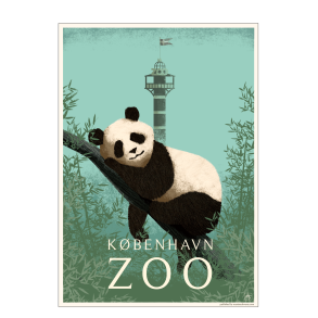Zoo mit Panda in Blau. Martin Schwartz