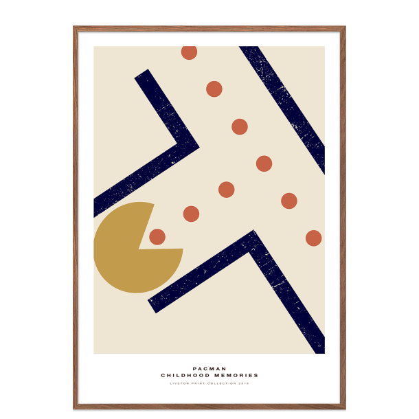 Pac-Man plakat. - Childhood memories. Bl