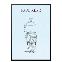 Paul Klee. Die hexe mit dem kamm (Blue)