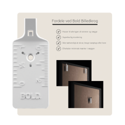 Poster hanger without screws (2 Picture Hooks per package)