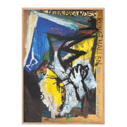 Peter Brandes poster. Kunsthallen 1990