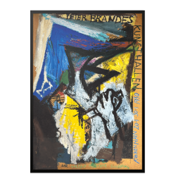Peter Brandes poster. Kunsthallen 1990