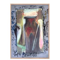 Peter Brandes Poster. Ceramic works 1999