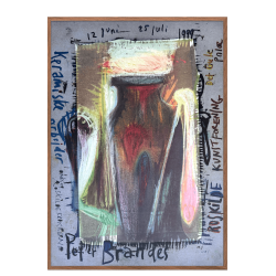Peter Brandes Poster. Ceramic works 1999