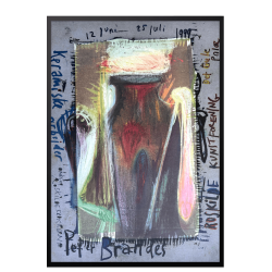 Peter Brandes Poster. Ceramic works 1999