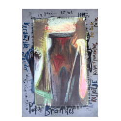 Peter Brandes Poster. Ceramic works 1999