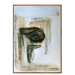 Peter Brandes poster. Gallery Stokkebye 
