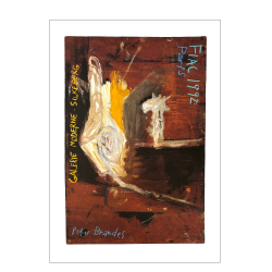 Peter Brandes poster. FIAC 1992, Paris.