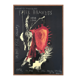 Peter Brandes poster. Talbot Rice Gallery 1992