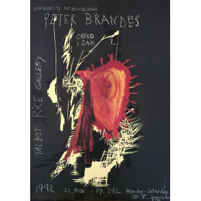 Peter Brandes Poster. Talbot Rice Gallery 1992