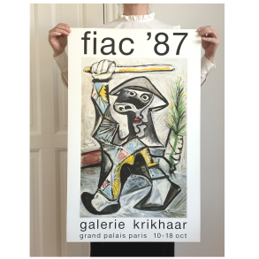 Picasso-Plakat. Fiac 87