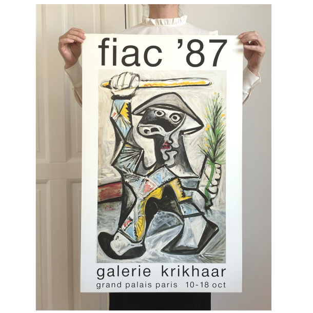 Picasso plakat. Fiac 87