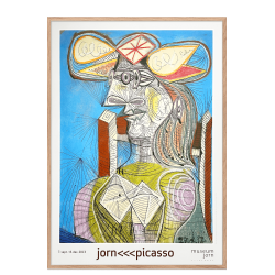 Jorn///Picasso, Femme Assise (Dora), Asger Jorn