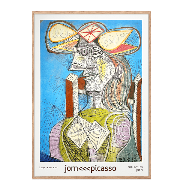 Jorn///Picasso, Femme Assise (Dora), Asger Jorn