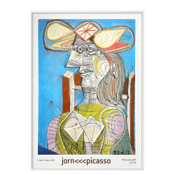 Jorn///Picasso, Femme Assise (Dora), Asger Jorn