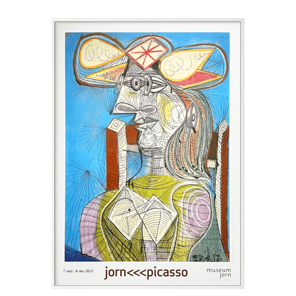 Jorn///Picasso, Femme Assise (Dora), Asger Jorn