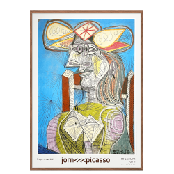 Jorn///Picasso, Femme Assise (Dora), Asger Jorn