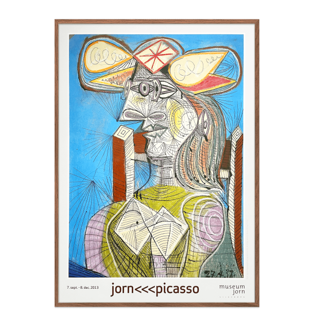 Jorn///Picasso, Femme Assise (Dora), Asger Jorn