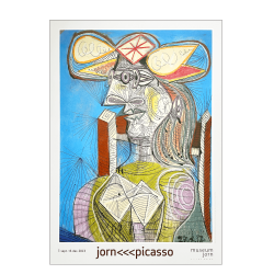 Jorn///Picasso, Femme Assise (Dora), Asger Jorn