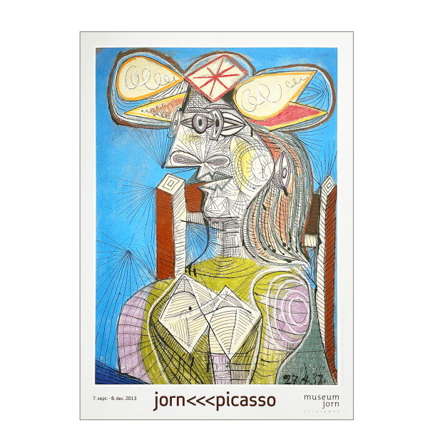 Jorn///Picasso, Femme Assise (Dora), Asger Jorn