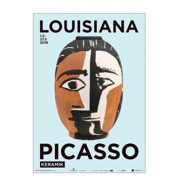 Picasso keramik, Tête de Femme, Louisiana