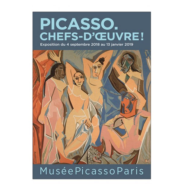 Picasso plakat - Picasso Chefs-d'uvre