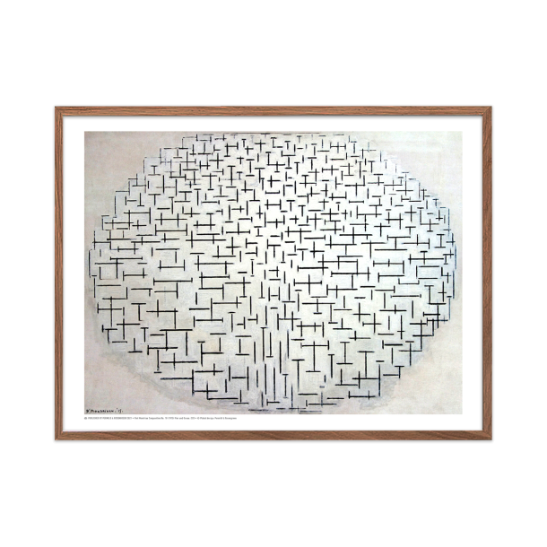 Pier and Ocean. Piet Mondrian