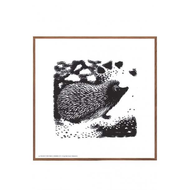 Pindsvin i skovbunden, Aage Sikker Hansen