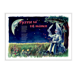 Pjerrot sa' til mnen, sangplakat (LC)