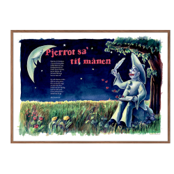 Pjerrot sa' til mnen, sangplakat (LC)